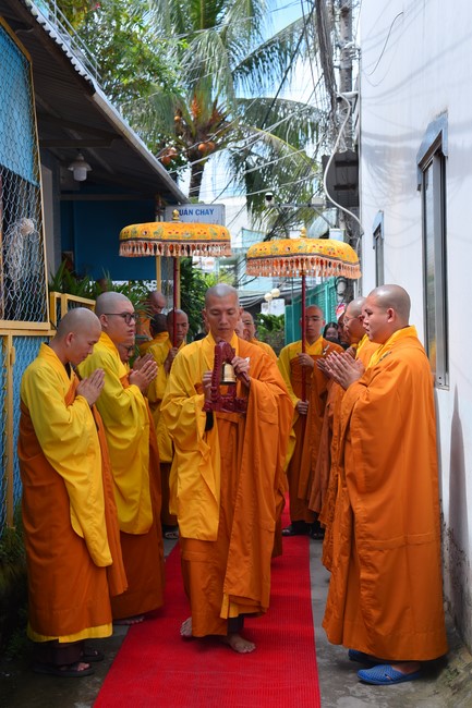 Buddhist Dieu Nguyet 's death Anniversary at Minh Chat ashram, Can Tho Province