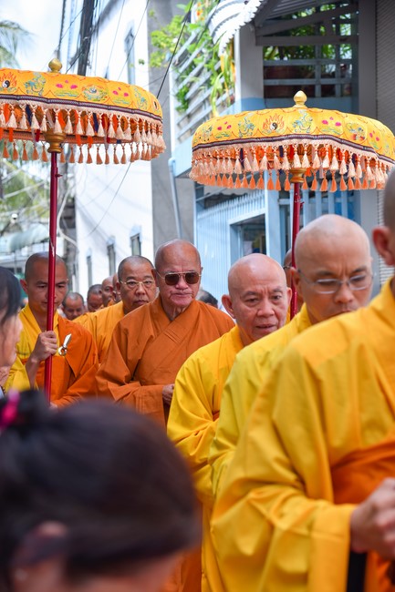 Buddhist Dieu Nguyet 's death Anniversary at Minh Chat ashram, Can Tho Province