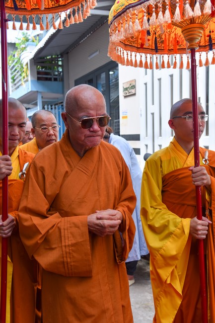 Buddhist Dieu Nguyet 's death Anniversary at Minh Chat ashram, Can Tho Province