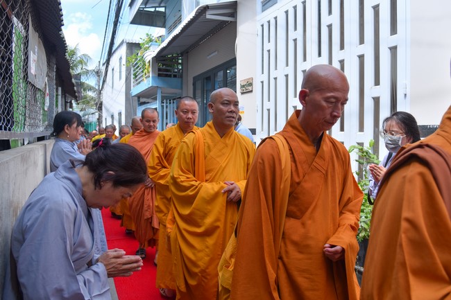 Buddhist Dieu Nguyet 's death Anniversary at Minh Chat ashram, Can Tho Province