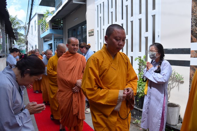 Buddhist Dieu Nguyet 's death Anniversary at Minh Chat ashram, Can Tho Province
