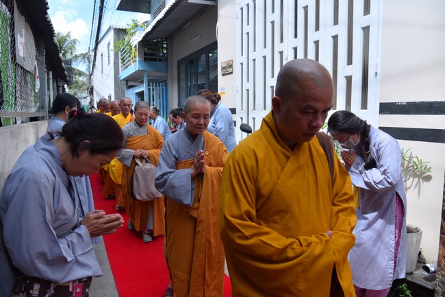 Buddhist Dieu Nguyet 's death Anniversary at Minh Chat ashram, Can Tho Province