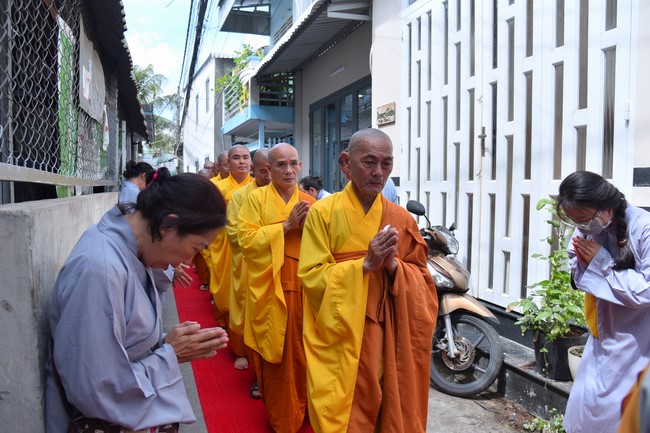 Buddhist Dieu Nguyet 's death Anniversary at Minh Chat ashram, Can Tho Province