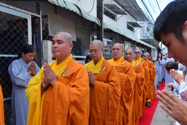 Buddhist Dieu Nguyet 's death Anniversary at Minh Chat ashram, Can Tho Province