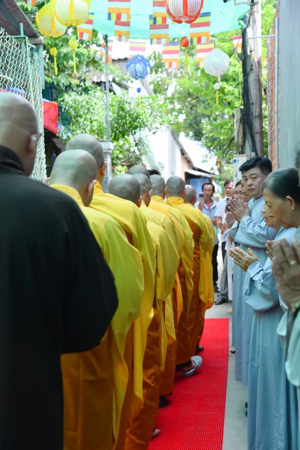 Buddhist Dieu Nguyet 's death Anniversary at Minh Chat ashram, Can Tho Province