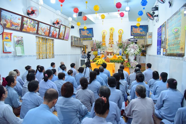 Buddhist Dieu Nguyet 's death Anniversary at Minh Chat ashram, Can Tho Province