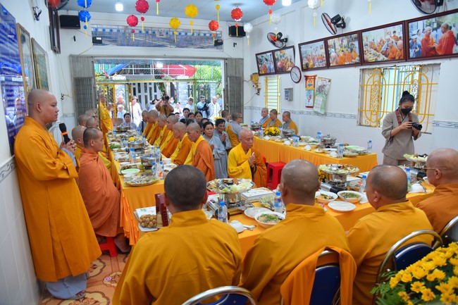 Buddhist Dieu Nguyet 's death Anniversary at Minh Chat ashram, Can Tho Province