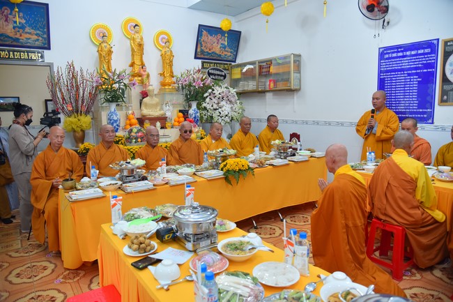Buddhist Dieu Nguyet 's death Anniversary at Minh Chat ashram, Can Tho Province