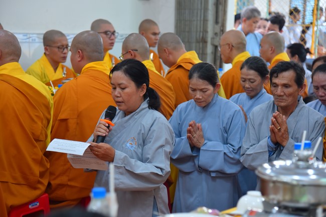 Buddhist Dieu Nguyet 's death Anniversary at Minh Chat ashram, Can Tho Province