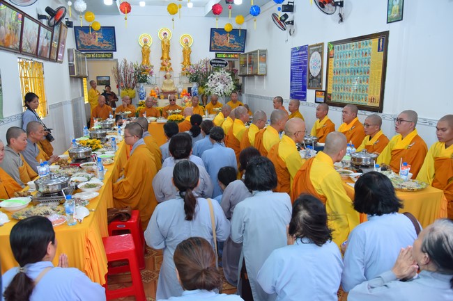 Buddhist Dieu Nguyet 's death Anniversary at Minh Chat ashram, Can Tho Province