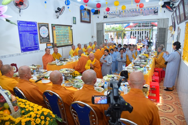 Buddhist Dieu Nguyet 's death Anniversary at Minh Chat ashram, Can Tho Province
