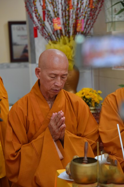 Buddhist Dieu Nguyet 's death Anniversary at Minh Chat ashram, Can Tho Province