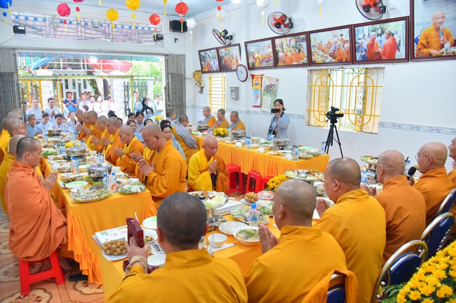 Buddhist Dieu Nguyet 's death Anniversary at Minh Chat ashram, Can Tho Province