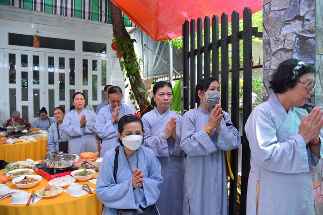 Buddhist Dieu Nguyet 's death Anniversary at Minh Chat ashram, Can Tho Province