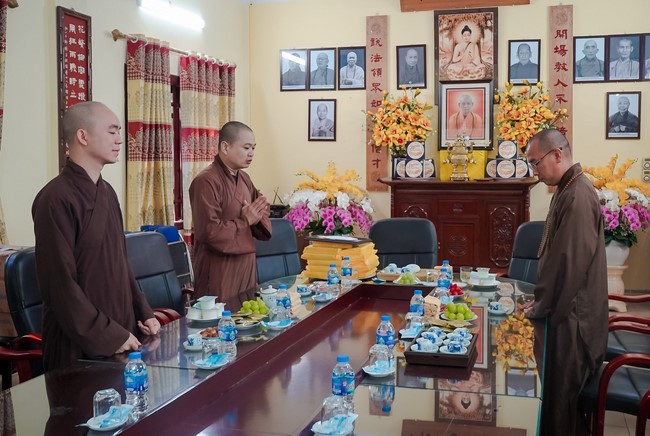 Quỹ đào tạo Tăng tài Ngộ Chân Tử cúng dường tại trường Trung cấp Phật học TP. Hà Nội