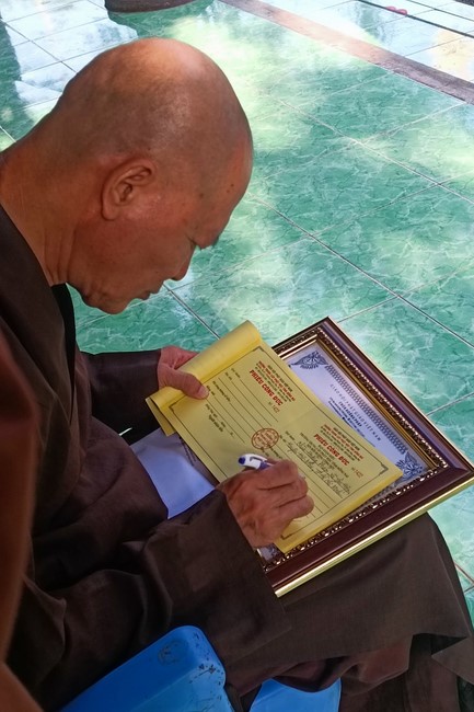 Quỹ đào tạo Tăng tài Ngộ Chân Tử cúng dường tại trường Trung cấp Phật học TP.HCM - Đồng Nai - Cần Thơ