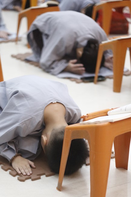 Chùa Giai Lam - Hà Tĩnh: Lễ sám hối và Cuộc thi lên đai Karate-Do