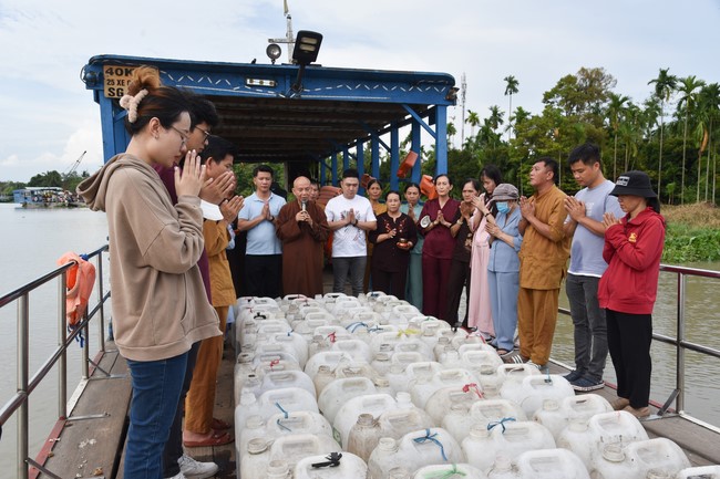 The Rite of Releasing creatures and Praying for Peace at Trang Nguyen company and Toan Phat Irradiation Company Limited