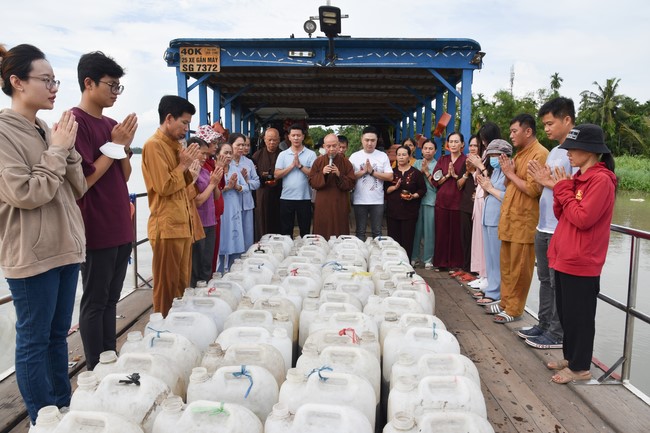 The Rite of Releasing creatures and Praying for Peace at Trang Nguyen company and Toan Phat Irradiation Company Limited