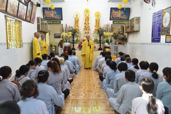 The 9th One-Day Retreat at Minh Chat ashram in Can Tho