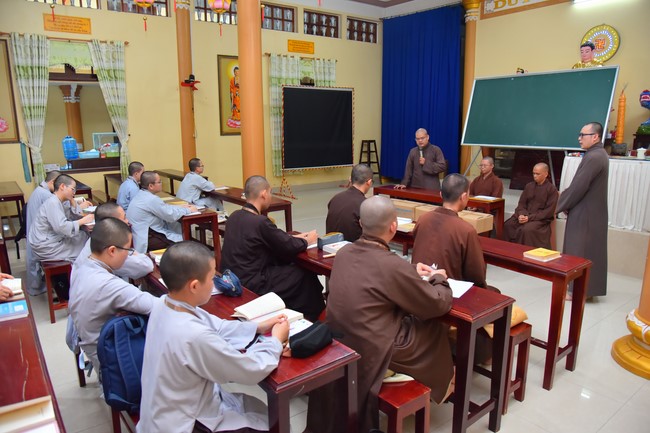 Donating to Tien Giang province’s Buddhist Intermediate - College  School from NCT Education Talent Monk Fund