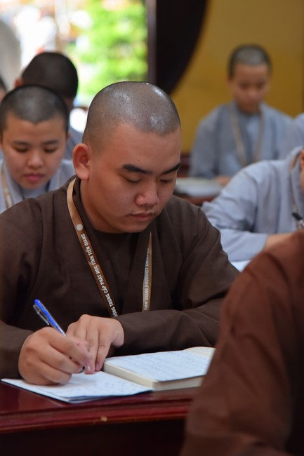 Donating to Tien Giang province’s Buddhist Intermediate - College  School from NCT Education Talent Monk Fund