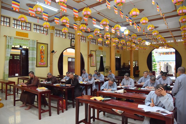 Donating to Tien Giang province’s Buddhist Intermediate - College  School from NCT Education Talent Monk Fund