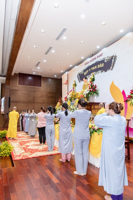 The 3rd Three-Jewel Refuge Ceremony in 2023