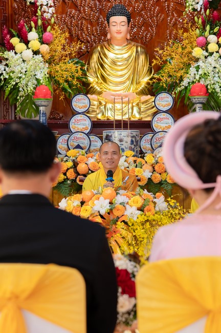 Wedding Ceremony at the pagoda