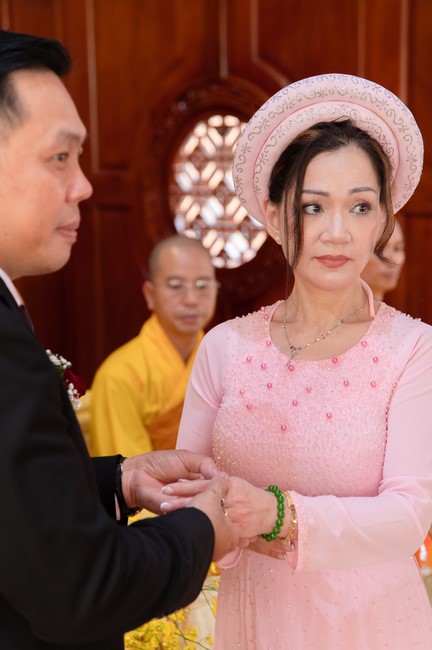 Wedding Ceremony at the pagoda