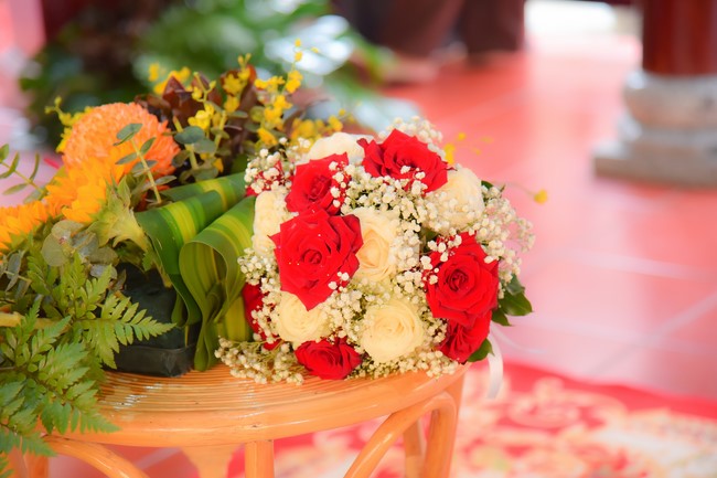 Wedding Ceremony at the pagoda