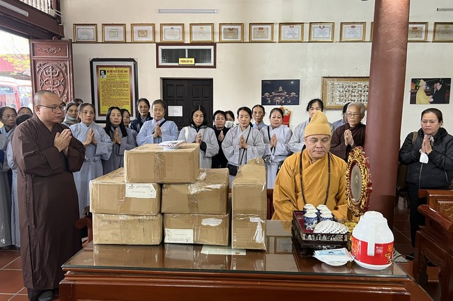 Quỹ đào tạo Tăng tài NCT cúng dường đến trường Trung cấp Phật học tỉnh Hải Dương và Nam Định