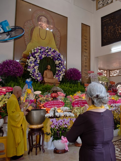 Lễ giỗ Tổ khai sáng chùa Hoằng Pháp lần thứ 35