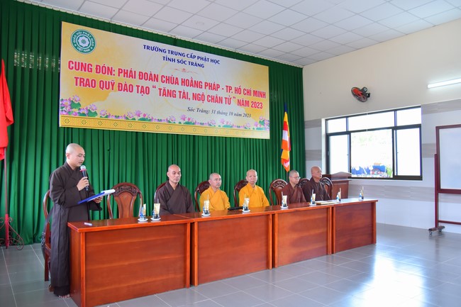 Quỹ đào tạo Tăng tài NCT cúng dường đến các trường TCPH tại 6 tỉnh miền Tây: Bến Tre, Trà Vinh, Vĩnh Long, Bạc Liêu, Sóc Trăng, Đồng Tháp