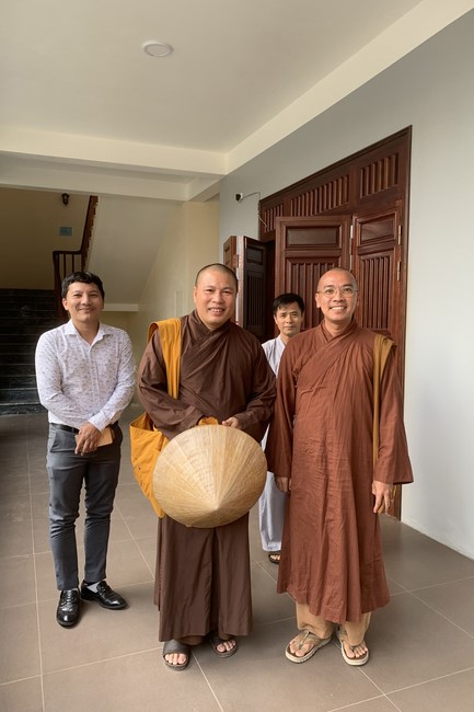 Donating to Ha Noi Buddhism Senior Lecturer School from NCT Education Talent Monk Fund