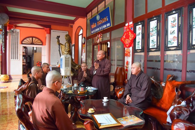 Quỹ đào tạo Tăng tài NCT cúng dường đến trường Trung cấp Phật học tỉnh Tây Ninh