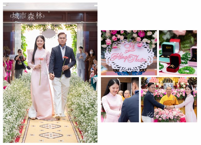 Wedding Ceremony at the pagoda