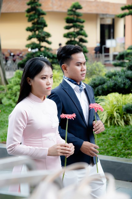 Wedding Ceremony at the pagoda