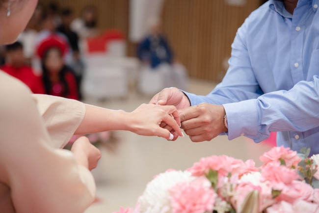 Wedding Ceremony at the pagoda