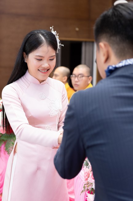 Wedding Ceremony at the pagoda