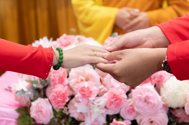 Wedding Ceremony at the pagoda