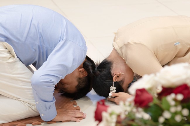 Wedding Ceremony at the pagoda