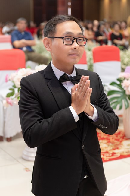 Wedding Ceremony at the pagoda