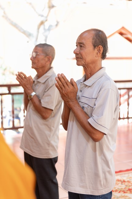 Wedding Ceremony at the pagoda