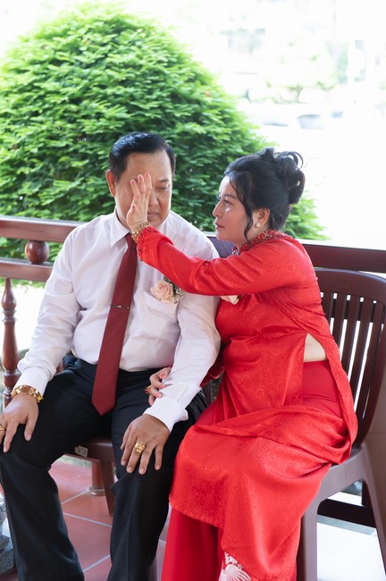 Wedding Ceremony at the pagoda