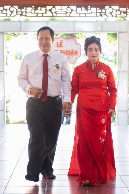Wedding Ceremony at the pagoda