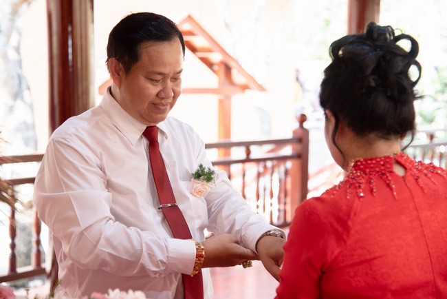 Wedding Ceremony at the pagoda