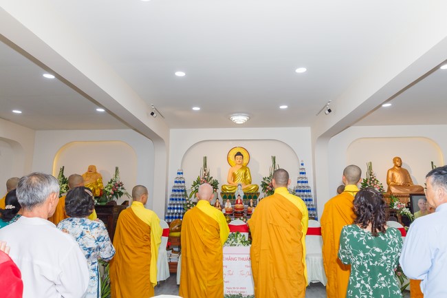 Attending the wedding ceremony at the temple and visit to Dong Nai branch by Charity Board