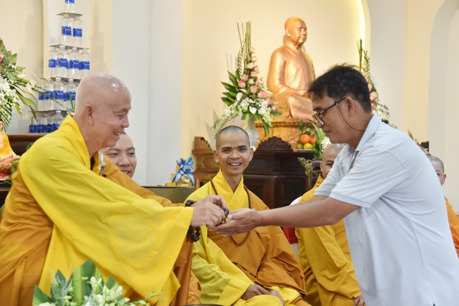 Attending the wedding ceremony at the temple and visit to Dong Nai branch by Charity Board
