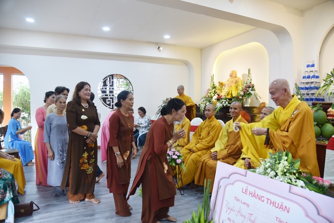 Attending the wedding ceremony at the temple and visit to Dong Nai branch by Charity Board